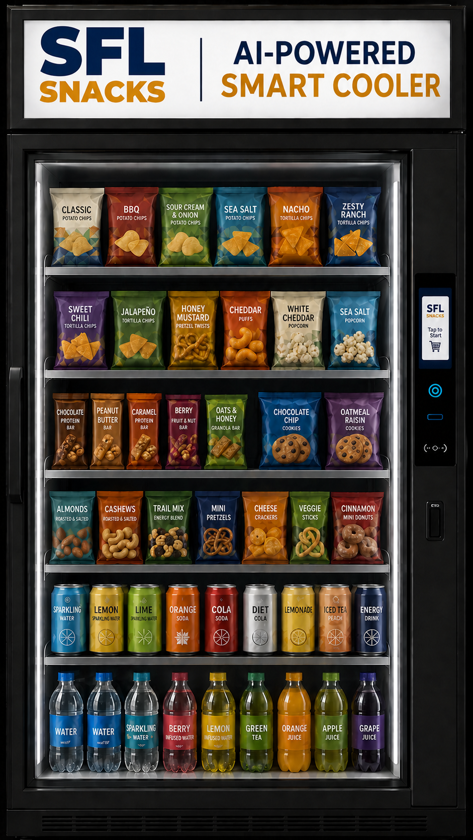 SFL Snacks AI-Powered Smart Cooler